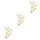 thumbnail image 5 of Cateissary 12 Piezas 3D Hueco Papel Pared Pegatina Decoración Oro, 5 of 6