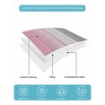 thumbnail image 5 of Quilts Twin Size, Pink Gray Ombre Soft Comforter Bedding Set for Bed, Vintage Country Wooden Lightweight Quilted Bedspread with Pillow Cover(2 Pieces) for All Season, 68x86 Inch, 5 of 6