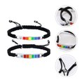 thumbnail image 2 of Shisuyan Braided Wrist Rope Silver Nylon 1 Pair 8.7x1.9in, 2 of 9