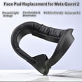 thumbnail image 3 of VR Face Interface,Foam Replacement Kit for Oculus Meta Quest 2,VR Accessories with Leak Proof Nose Pad for Virtual Reality Experience, 3 of 7