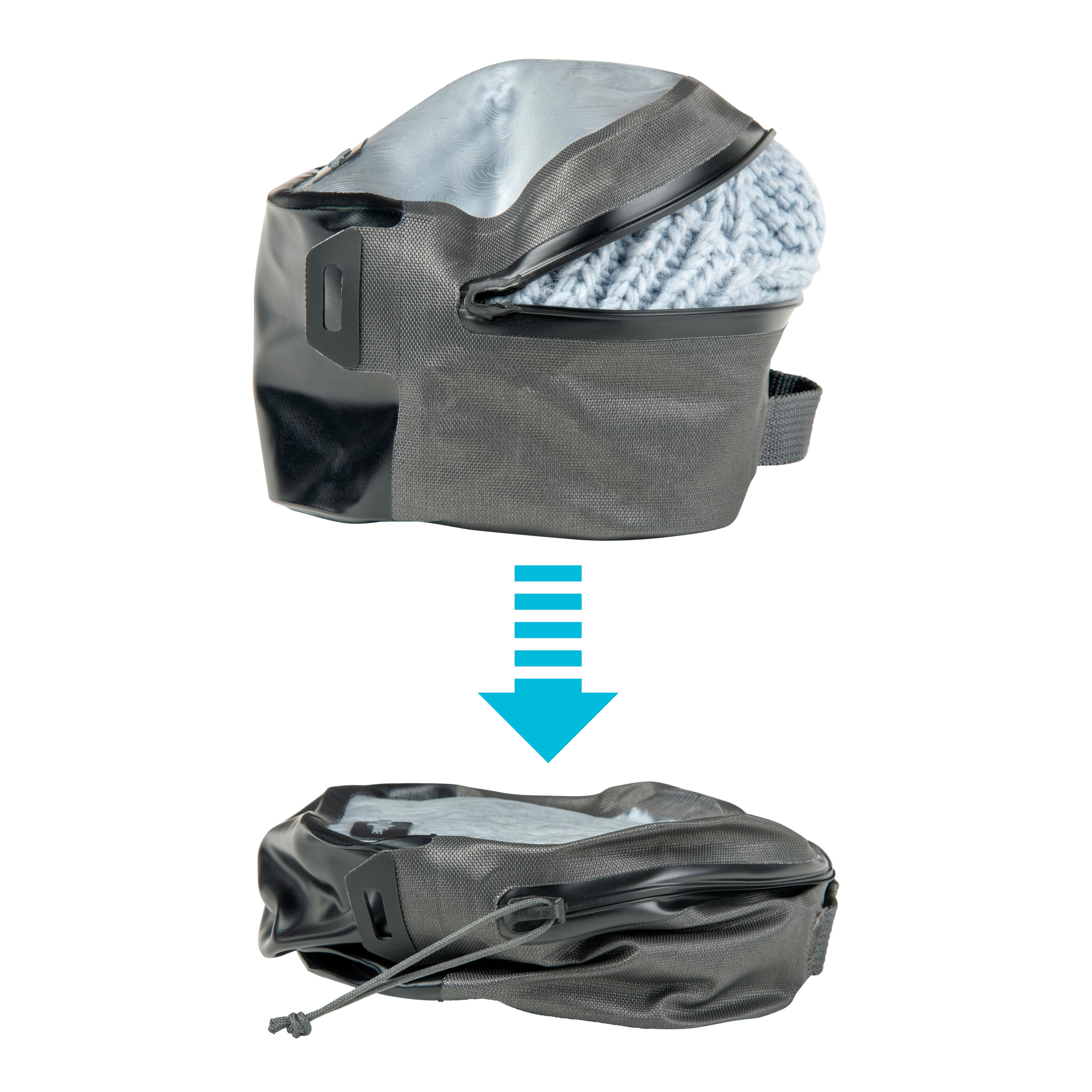 Nite Ize NIT-ROCS-09-R3 2020N RunOff Waterproof Small Packing Cube, Charcoal