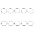 thumbnail image 1 of 10 Pairs Ear Wire Converter with Loop Adjustable Multiple Clip-on Earring Findings Painless Invisible Earrings Adapter No Hanging Steel 11MM, 1 of 7