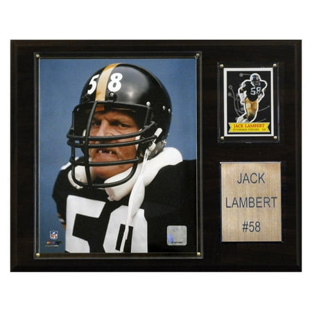 - C&I Collectables NFL 12x15 Jack Lambert Pittsburgh Steelers Player Plaque