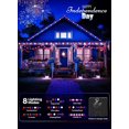 thumbnail image 6 of Minetom Red White Blue Lights, 2Pack Total 200 LED 80FT 4th of July Patriotic Lights 8 Modes, Waterproof Solar String Lights Outdoor,Solar String Lights for Outside Independence Day Memorial Day Decor, 6 of 10