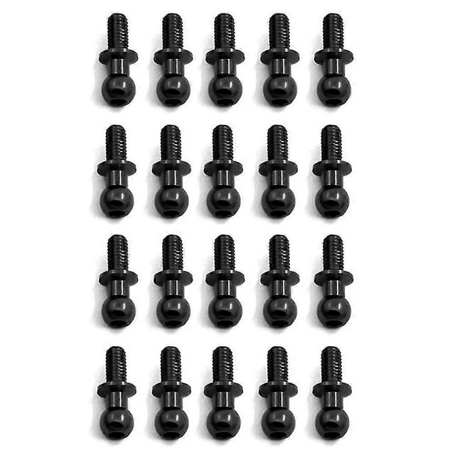 20pcs M3 Metal Hex Ball Head Screws For Tt01 Tt02 Sakura D5 1/10 Rc Drift Car Spare Parts Universal