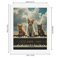 thumbnail image 2 of Paint By Numbers Kit for Adults Beginner - Cats Piano Clouds Melody Sky DIY Canvas Painting Kits for Adults, Frameless Paint By Number for Adults for Home Wall Decor 16x20 Inch, 2 of 7