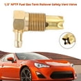 thumbnail image 2 of 1/2" NPTF Fuel Gas Tank Rollover Safety Vent Valve Assembly 5/16 Hose, 2 of 15