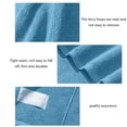 thumbnail image 5 of Tyidzon Face Towels Soft Lightweight Towels for Bathroom, 13 x 29 Inch Super Comfortable Quicker to Dry Towels, Highly Absorbent, Machine Washable Towel for Gym Travel Camp Pool - Blue, 5 of 7