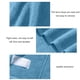 thumbnail image 5 of Toalla de algodón para baño | Toalla facial y de mano gruesa, suave y absorbente | Uso doméstico, spa, hotel, salón | Secado rápido | 74x34 cm | Azul, púrpura, beige, verde | Paquete individual, 5 of 6