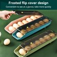 thumbnail image 4 of Maytalsory Storage Basket Egg Box Multicolored Household Accessories Fine Workmanship Non-slippery Base Kitchen Gadget Slide Rail Blue, 4 of 6