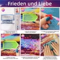 thumbnail image 4 of Kit de pintura de diamante 5D ZHAOCHENG flores y bellezas, 4 of 5