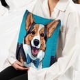 thumbnail image 6 of Corgi Luxurious Velvet Decorative Throw Pillow Covers - Set of 2, Unique Patterns, Available in 16x16, 18x18, and 20x20 Inches for Various Occasions, 6 of 6