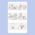 thumbnail image 2 of Ejercitador de muslo interno para hombres y mujeres, entrenamiento de fuerza, tóner de fortalecimiento muscular de cadera para glúteos, piernas, Violeta Sunnimix Entrenador de cadera, 2 of 8