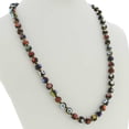 thumbnail image 3 of GlassOfVenice Murano Glass Mosaic Long Necklace - Black, 3 of 9