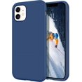 thumbnail image 1 of Entronix Funda de Silicona para iPhone 11, Suave Al Tacto, Antiarañazos y Antigolpes, Color Azul Marino, 1 of 5