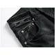 thumbnail image 4 of Pantalones vaqueros negros retro con agujeros para hombre, pantalones ajustados elásticos de moda, pantalones versátiles para hombre, AM, europeo, 4 of 5