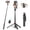 Black, variant on SelfieShow Selfie Stick, 52‘’ Extendable Phone Tripod Stand with Wireless Remote and Phone Holder, Compatible with Iphone Android for Travel、Vlog、Camera