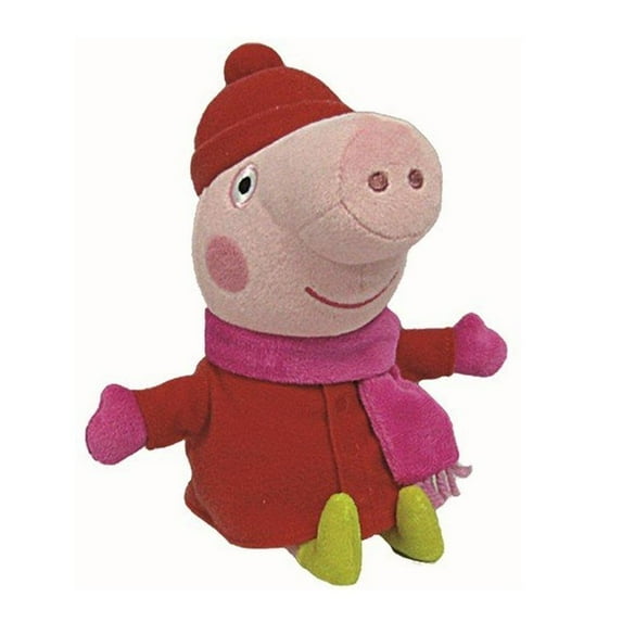 Ty Beanies Peppa Pig 6" Plush - Peppa Pig Winter