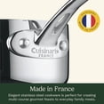 thumbnail image 3 of Cuisinart French Classic Tri-Ply 10-Piece Stainless Steel Cookware Set, 3 of 6