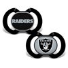 BabyFanatic Officially Licensed Unisex Pacifier 2-Pack - Las Vegas Raiders NFL