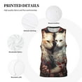 thumbnail image 3 of Naloa Flower Cat Couple Basketball Jersey Reversible Men's Mesh Athletic Sports Shirts Training Practice S-4XL3X-Large, 3 of 6