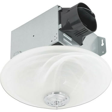 Ventline 90 CFM Bathroom Ceiling Exhaust Fan with Light for Mobile Home ...
