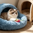 thumbnail image 6 of Watermelon Mouse Cat Plush Toy, Fruit Shaped Interactive Kitten Play Toy with Long Tail for Indoor Cat Entertainment, 6 of 6