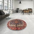 thumbnail image 3 of Ahgly Company Indoor Rectangle Traditional Saffron Red Persian Area Rugs, 8' x 12', 3 of 6