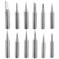 thumbnail image 1 of Soldering Iron Tip 12Pcs Set Corrosion Resistant Copper for Hobbyists 4X0.6Cm, 1 of 8