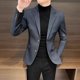 thumbnail image 2 of Abrigos masculinos de color sólido de moda, oferta barata e informal, nuevas ofertas, chaquetas blazers Joker para hombre, ropa de moda 2024, estética y elegante, 2 of 5
