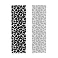 thumbnail image 2 of Lsque Cow Print Black White Printed Cooling Towel (40"x 12"), Ice Towel, Microfiber, Soft Breathable Chilly Towel for Yoga, Sport, Gym, Workout, Fitness, Running, 2 of 9
