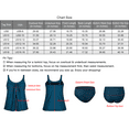 thumbnail image 2 of Hilor Women's Tankini Swimsuits Tummy Control Two Piece Bathing Suits Loose Fit Tankini Set, 2 of 7