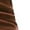RUST, variant on Women's Deep V Neck Long Sleeve Cross Wrap Fitted Crop Top XXL RUST