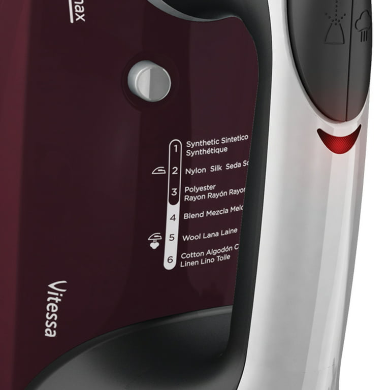Vitessa™ Advanced Steam Stainless Soleplate Iron, Cranberry