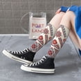 thumbnail image 3 of Lsque Fashion Tatreez2 Printed Crew Socks Men's Women's LightWeight Thin Casual Calf Socks ,Knee High Socks,Cotton Socks, 3 of 9