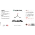 thumbnail image 5 of Chemfulfill Isopropyl Alcohol 99% - Highly Concentrated Isopropyl Alcohol 99.9% (4 Quart Pack (135.2 fl oz)), 5 of 5
