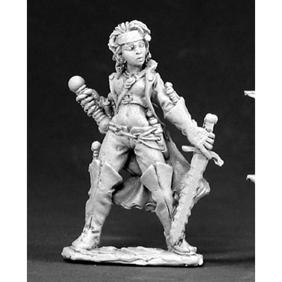 Reaper Miniatures Lanura WIndsong, Elf Wizard 03415 Dark Heaven Unpainted Metal