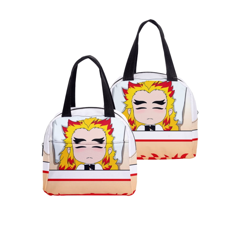 Demon Slayer Kimetsu No Yaiba Anime Portable Lunch Boxes Waterproof