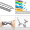 thumbnail image 5 of 50/100pcs 260 Balloons Long Modelling Balloons for Kids Birthday Decoration, 100% Biodegradable Latex Balloons, Safe and Non-Toxic, Perfect for Party Decorations, Arts and Crafts, 5 of 6