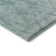 thumbnail image 3 of Addison Rugs Mayfield Premium Machine Washable Transitional Damask Aqua Runner Rug, 2'3" x 7'6", 3 of 6