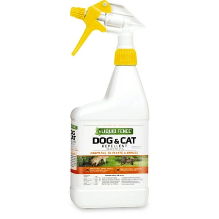 - Liquid Fence Dog & Cat Repellent Ready-To-Use, 32-fl oz