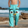 thumbnail image 1 of Pantalones largos para niños y niñas, de moda, estampados, casuales, de playa, con bolsillos., 1 of 9
