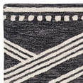 thumbnail image 2 of SAFAVIEH Micro-Loop Glenda Geometric Aztec Wool Area Rug, Charcoal/Ivory, 4' x 6', 2 of 4