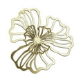 thumbnail image 5 of perfk Floral Wall Hanging Decor Metal Wall Art Decoration for Bathroom Living Room Golden Large, 5 of 9