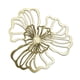 thumbnail image 5 of Decoración de pared de metal, flor decorativa de pared, estilo moderno, adorno floral de pared Dorado Grande, 5 of 9