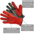 thumbnail image 7 of Strongarm TIG Welding Gloves, Premium Cowhide Leather, Reinforced Palm/Thumb/Index, Kevlar Stitching, Elastic Wrist, 1 Pair, 7 of 7