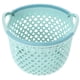 thumbnail image 1 of Cesta hueca para almacenamiento, cesta de estilo rústico, cesta para artículos diversos de escritorio con asa, 1 of 6