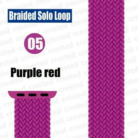 Yepband Braided Solo Loop for Apple Watch Bands 45mm 41mm 42mm 38mm 40mm 44mm for Women Men Elastic Nylon Bands Replacement Wristbands Strap Accessories for iWatch Series Ultra 8 7 SE 6 5 4 3 2 1 Nike