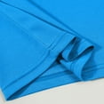 thumbnail image 5 of Jinhomg Casual Short Sets for Men Big and Tall Mesh Loungewear 2025 Short Sleeve Summer Tees with Elastic Waist Shorts with Pockets Sky Blue XXL, 5 of 7