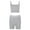 Grey, variant on Hauaitttt Striped Knit Lift High Waisted Shorts Sports Casual Suit for Women Bathing Suits Shorts for Women plus Size Full Body Suit for Women Two Piece Outfits for Juniors Bathing Suits Strapless